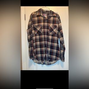 Flannel button down shirt
